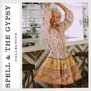 Spell & The Gypsy Portobello Road Play Mini Dress XS